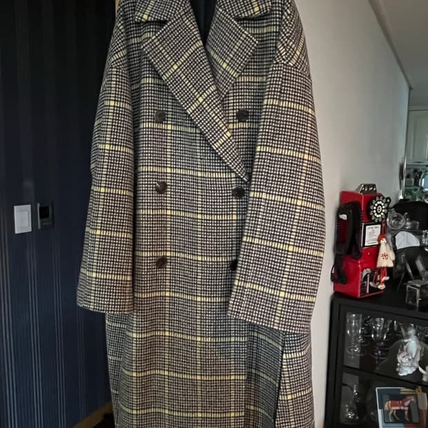 a.t.corner 앳코너 체크 코트