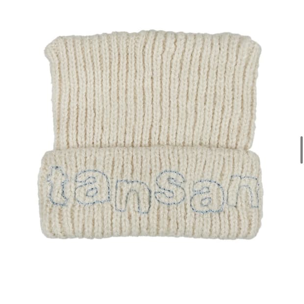 탄산마그네슘 로고 캣 비니 아이보리