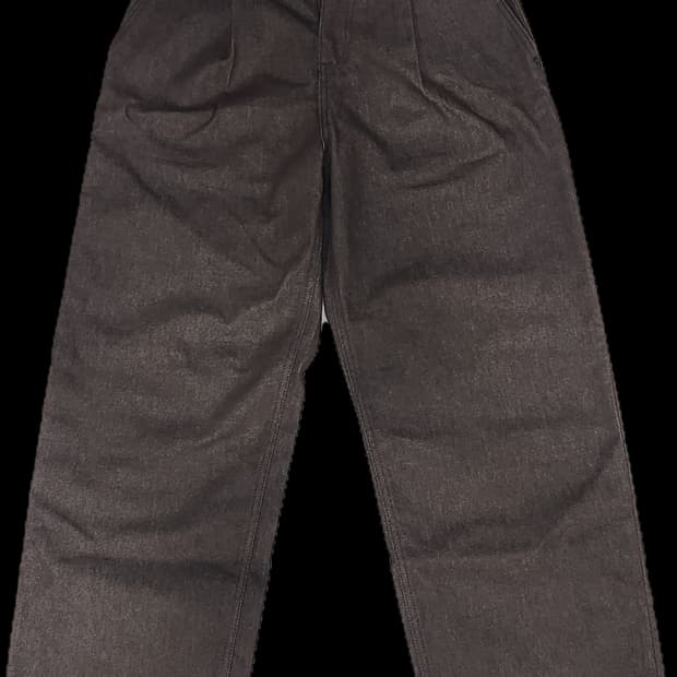 86로드 REAL WIDE ONE TUCK DENIM BRown 28