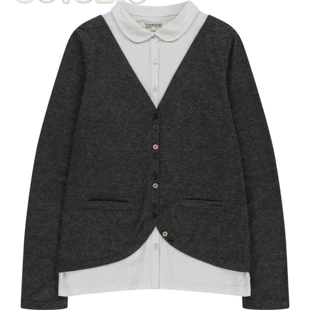 코이세이오 셔츠 가디건 
