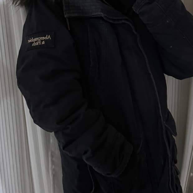 아베크롬비 네이비 야상자켓 L