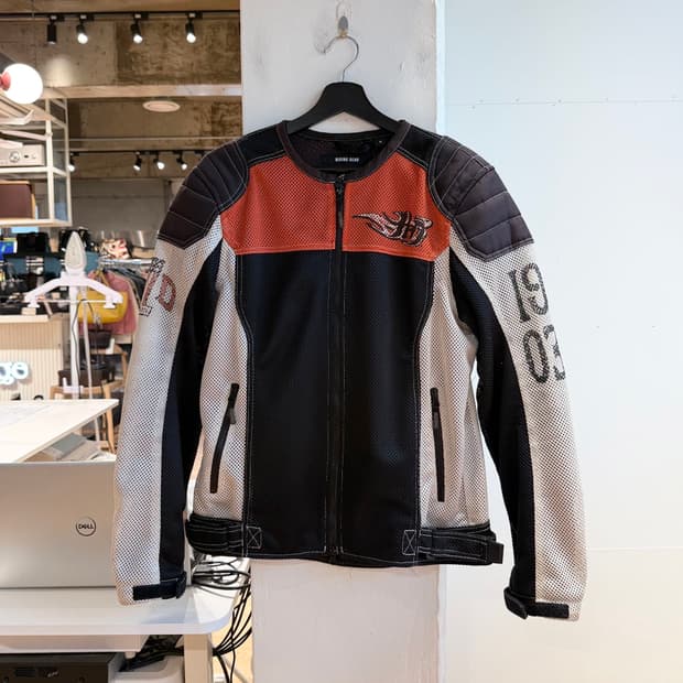 할리데이비슨 컬러블록 메쉬 라이더 자켓 