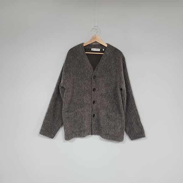 아워레가시 가디건 몰 모헤어 그레이 48