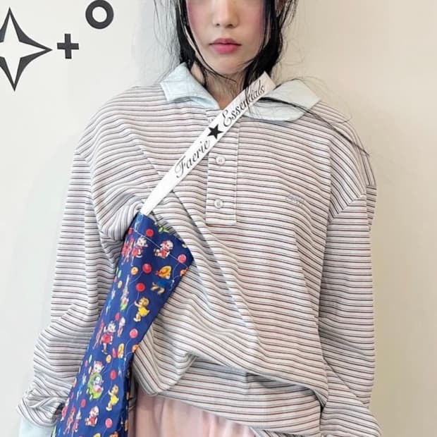 샵페어리 스트라이프 니트