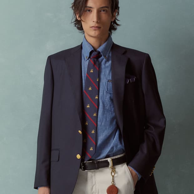 46R) 브룩스브라더스 금장 네이비 블레이저