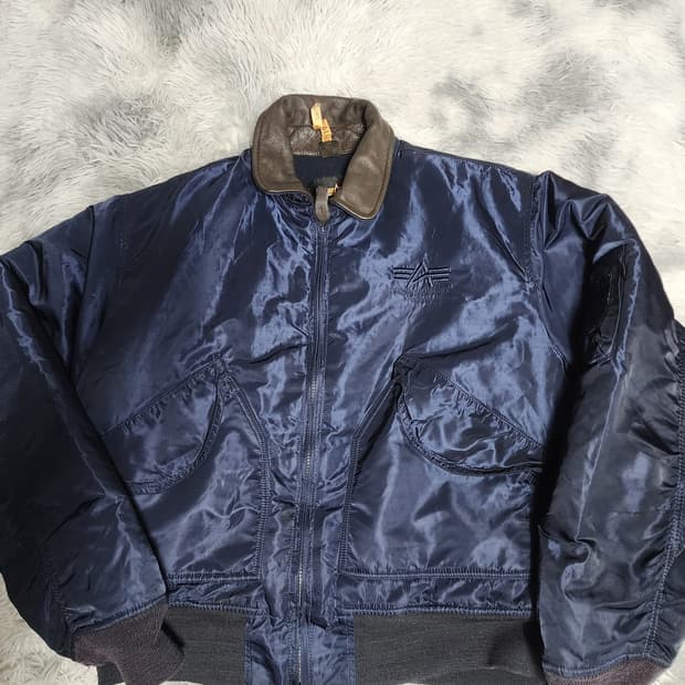 알파인더스트리 cwu 45 MA-1 블루종 항공 점퍼