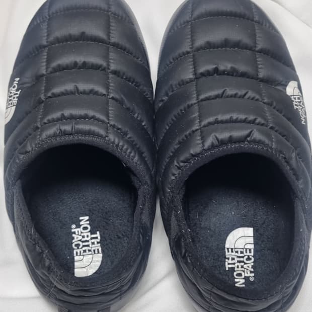 노스페이스 서모볼 트랙션 뮬 방한 슬립온 (블랙)260