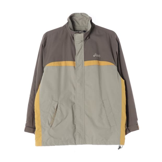 아식스 빈티지 컬러블록 바람막이 M
