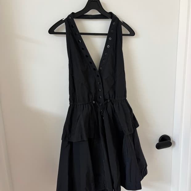 알렉산더왕 빈티지 나일론 홀터넥 원피스