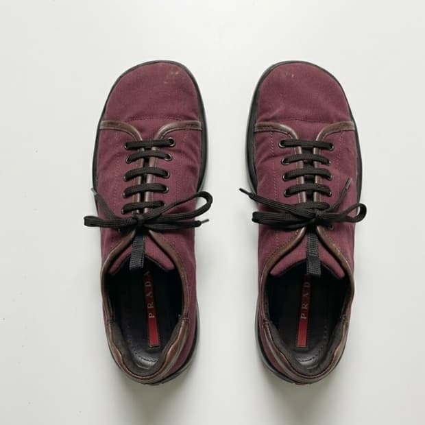 Prada 프라다 스니커즈 스퀘어 컨버스 슈즈 275