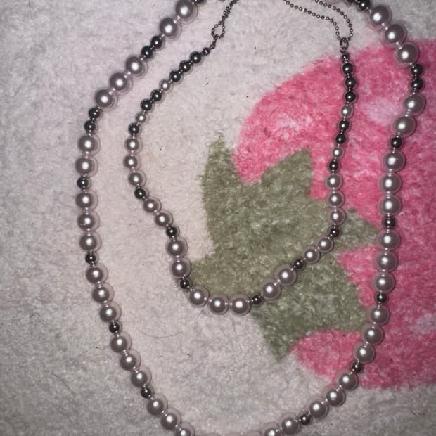 빈티지 히메갸루 진주 목걸이