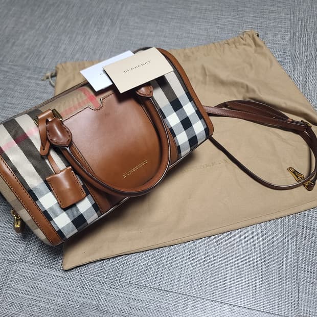 버버리 토트백 볼링백 하우스체크 크로스백