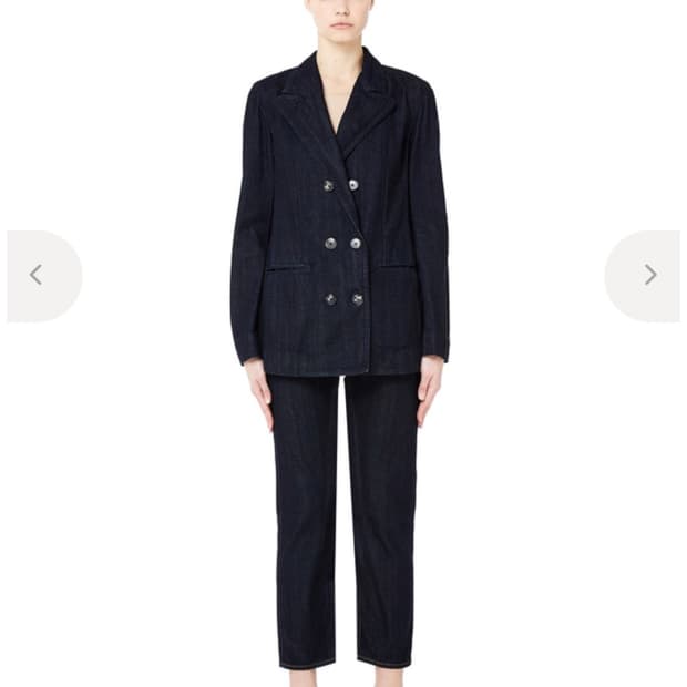 The row 더로우 더블 브레스트 데님 자켓