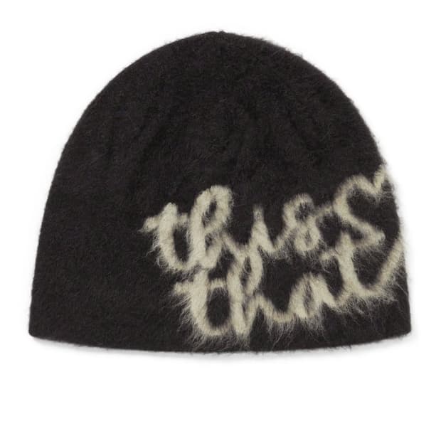 디스이즈네버댓) Heart Logo No Cuff Beanie DKN F