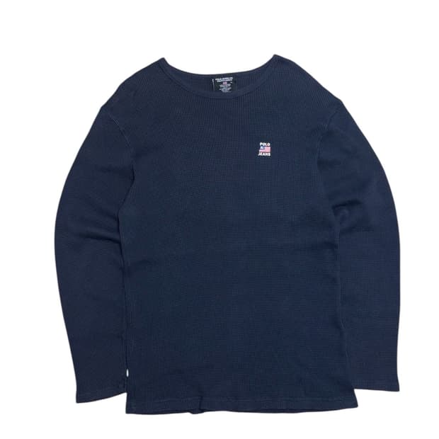 폴로 랄프로렌 성조기 와플 롱슬리브