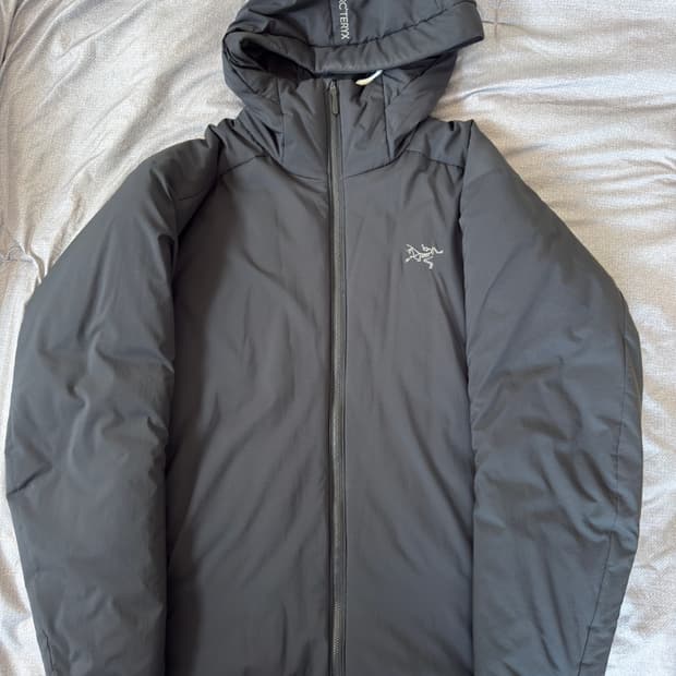 아크테릭스 아톰 헤비웨이트 후디 블랙 L사이즈