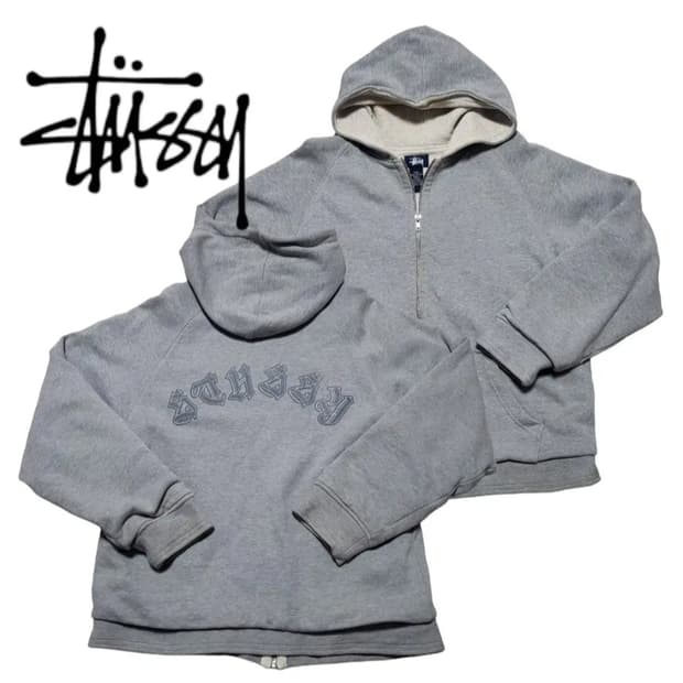 (M) 90s 스투시 후드집업 스투시 빅로고후드티 stussy 