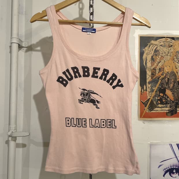 burberry 버버리 블루라벨 핑크 슬리브리스