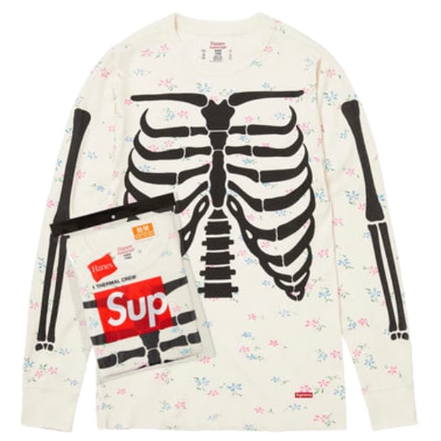 슈프림 헤인즈 본즈 L