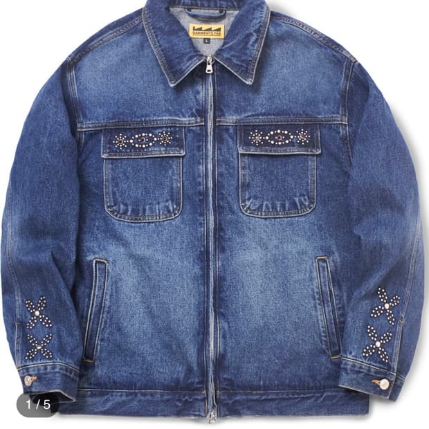 Garments fab 데님자켓