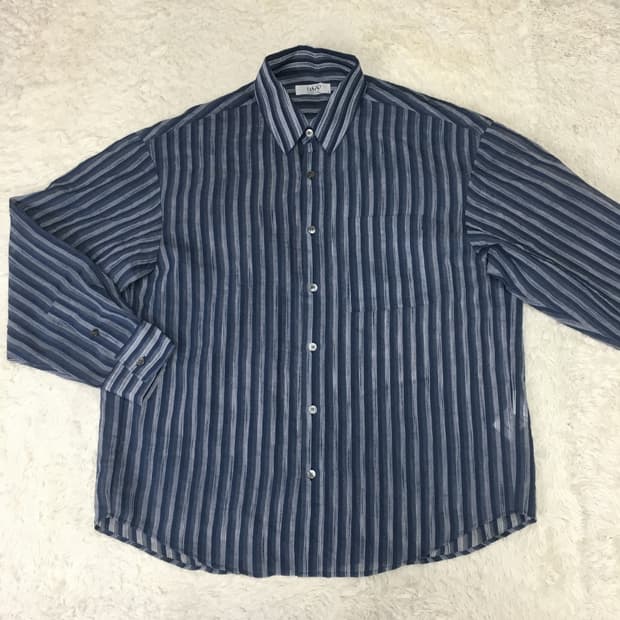 엘무드 시어 스트라이프셔츠 CC11