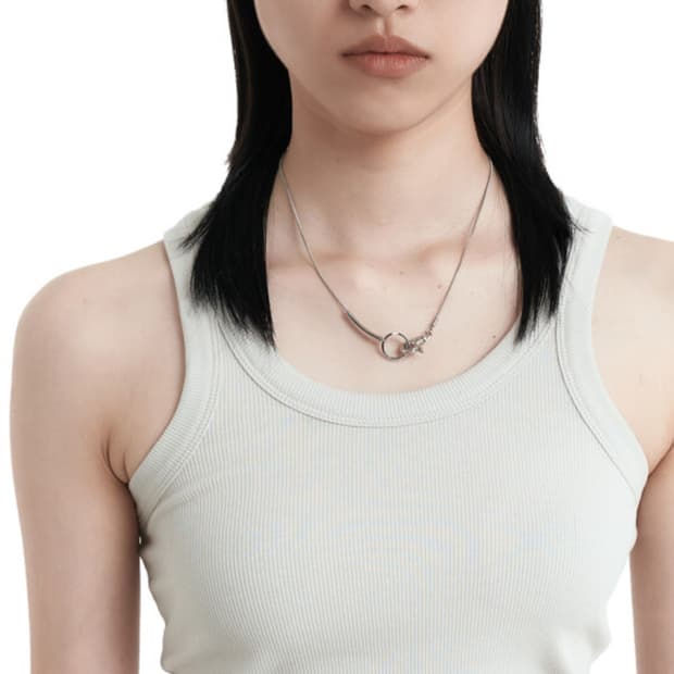 세이지가세이지 쓰리 웨이 네크리스 (스틸 에디션, 45cm)