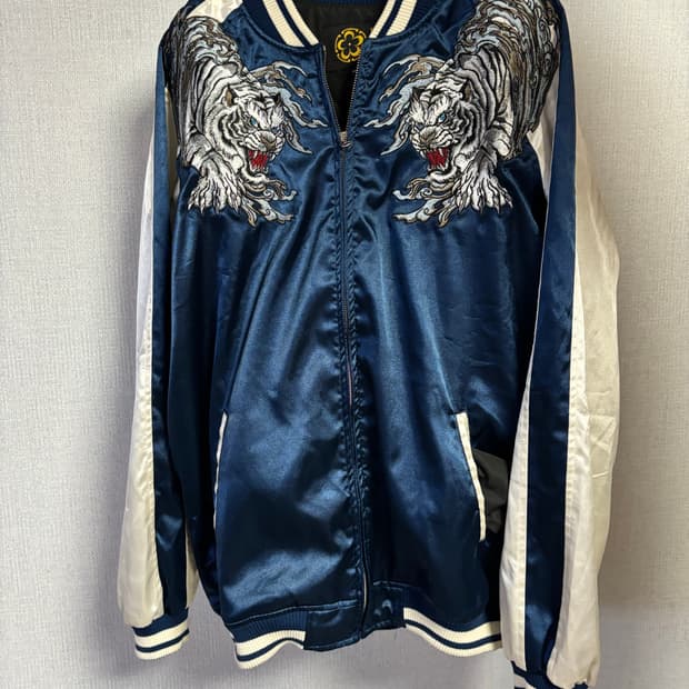 호랑이 자수 스카잔