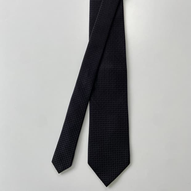 Luxury Homme 블랙 넥타이 8.6cm