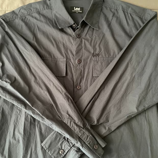 리 워크 셔츠 네이비