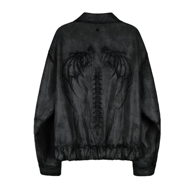 Bonnae bonnae 본네 레더자켓 EMBROIDERED JACKET