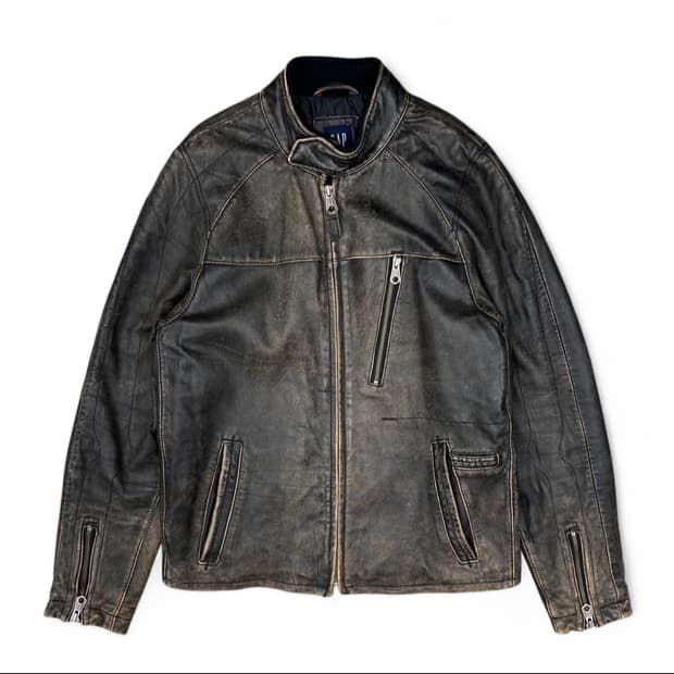 올드갭 gap 가죽자켓