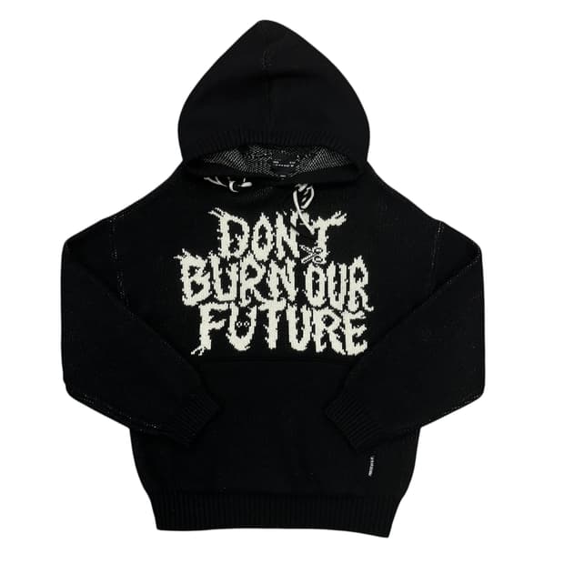 아조바이아조 니트 후드