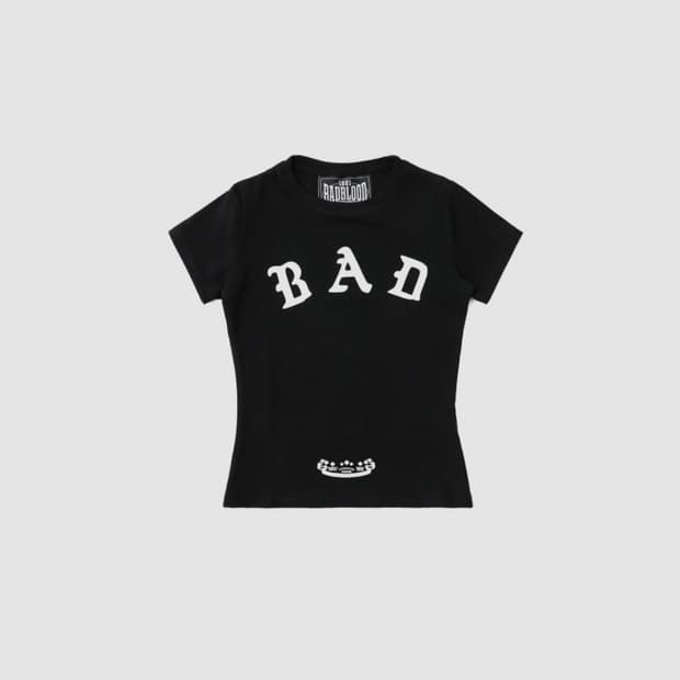 배드 블러드 미스틱 로고 져지 숏슬리브 슬림핏 (블랙)