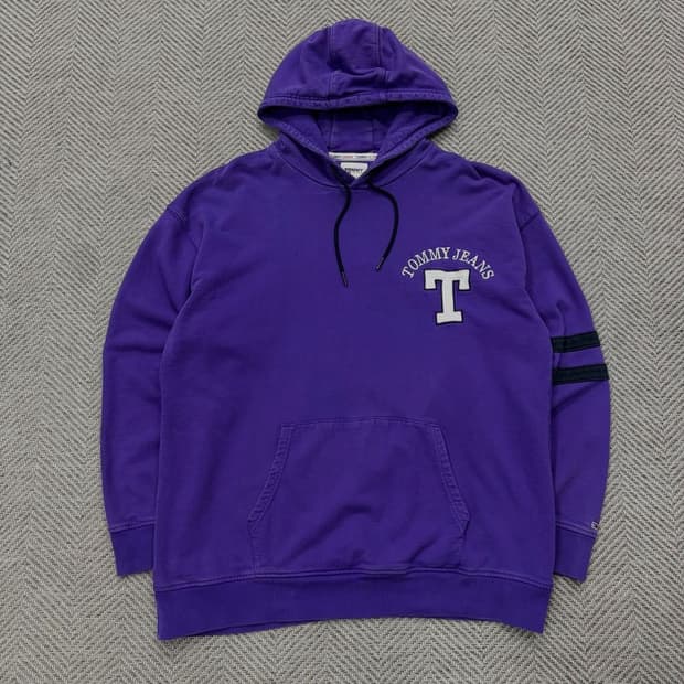 타미힐피거진스 자수로고 후드티 v2510