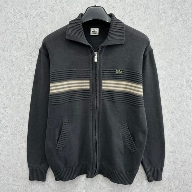 100 라코스테 남자 니트 집업