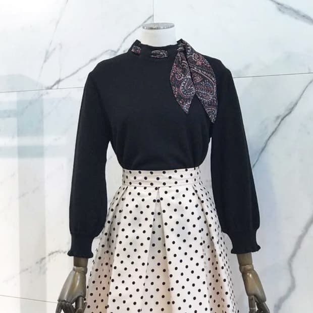 모조에스핀(MOJO.S.PHINE) 스카프 니트 55 새상품