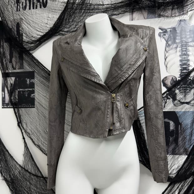 00s snake pattern rider jacket