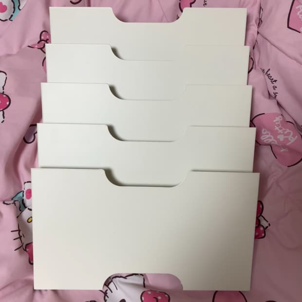 이케아 크비슬레 5단 서류 정리함 방꾸