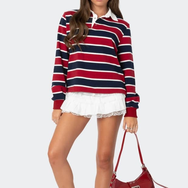 [Edikted] 레이스 러플 쇼츠 반바지 치마바지_미개봉 새상품