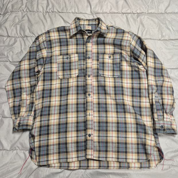 슈가케인x빔즈 플란넬 셔츠 L 사이즈.[105-110권장]