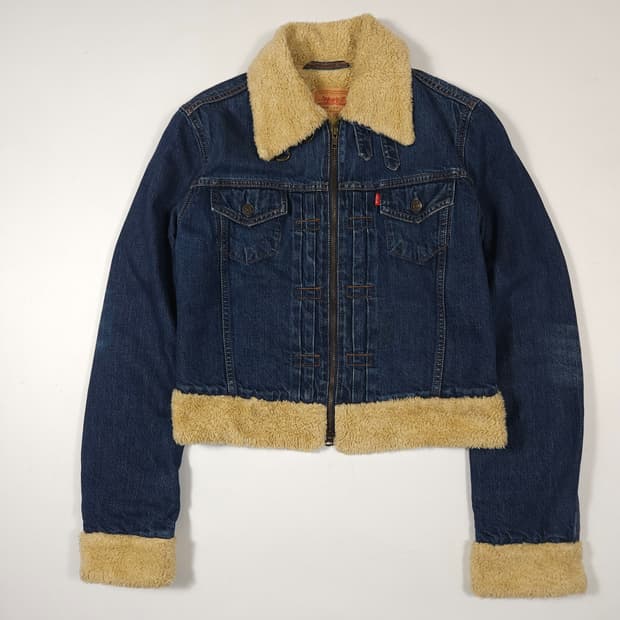 리바이스 쉐르파 데님 트러커 자켓
