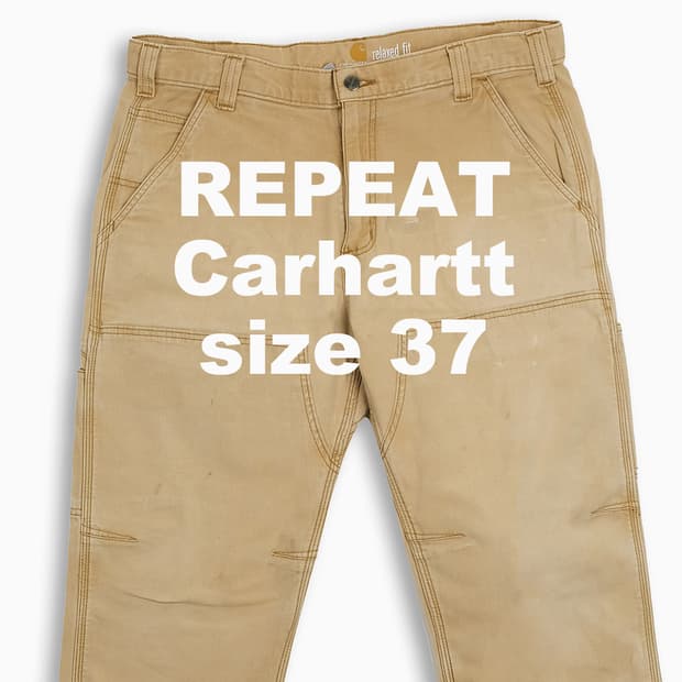 빈티지 칼하트 더블니 102802 37 인치 CH8023601