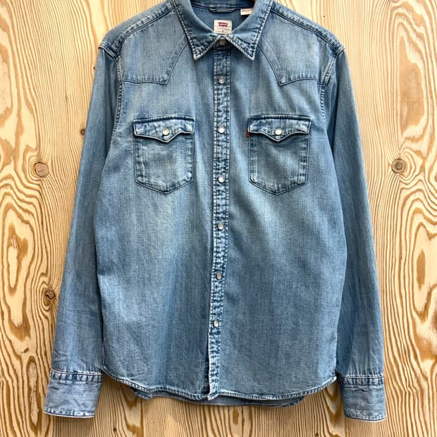 리바이스 웨스턴 데님셔츠