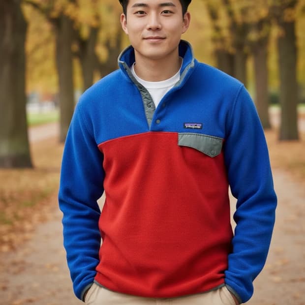 파타고니아 신칠라 스냅티 풀오버 투어링레드 s 새상품
