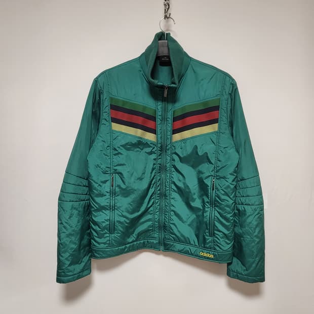 아디다스 90s 올드스쿨  경량배색패딩