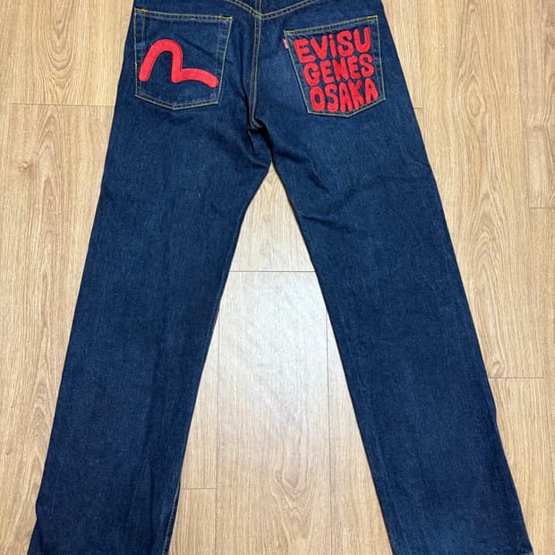 에비수재팬 오사카 데님팬츠 빈티지