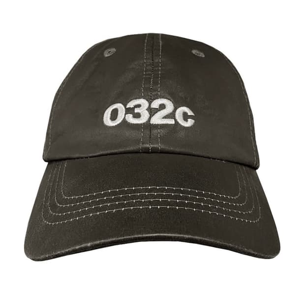 032c 왁스 볼캡 브라운