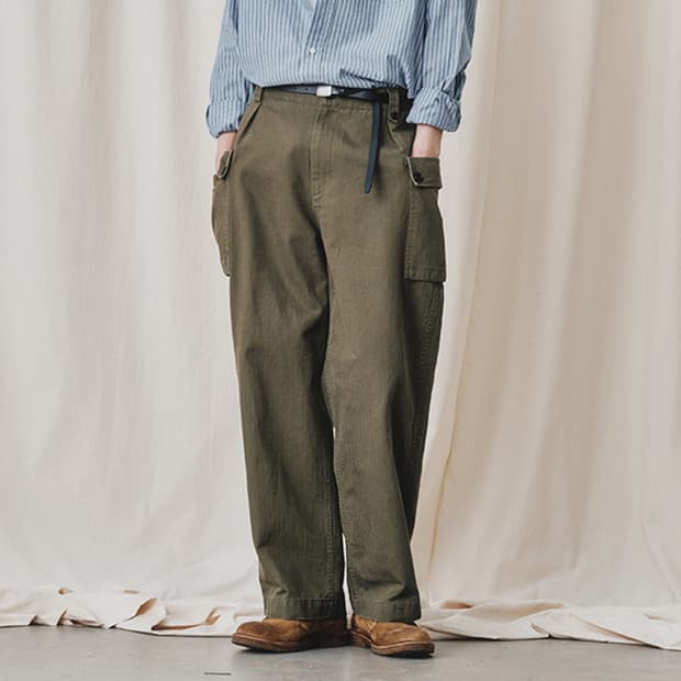 [M] 아트이프액츠 m43 hbt 카고팬츠 올리브