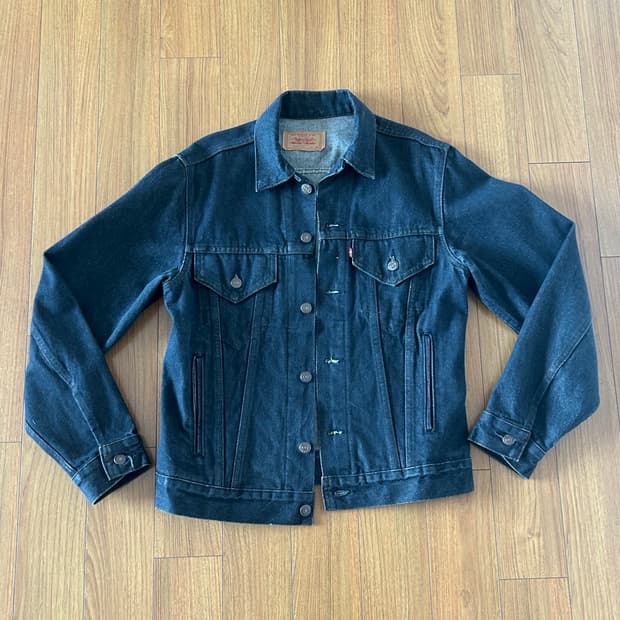 70s Levi's USA Made 70506-0259 Black Den