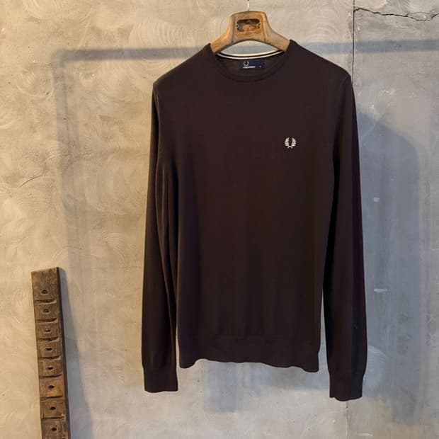 프레드페리 메리노울 니트 100